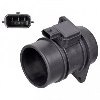 Витратомір повітря (4 pin, модуль) MERCEDES CITAN MIXTO (DOUBLE CABIN), CITAN (MPV), CITAN/MINIVAN (W415), NISSAN NOTE, PRIMASTAR, QASHQAI I, OPEL VIVARO A, RENAULT KANGOO BE BOP 1.5D/2.0D 01.06- FEBI 102549