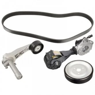 Комплект поліклинового ременя (із натягувачем) MINI (R56), (R57), (R58), (R59), CLUBMAN (R55), CLUBVAN (R55), COUNTRYMAN (R60), PACEMAN (R61) 1.6 09.06-10.16 FEBI 107428