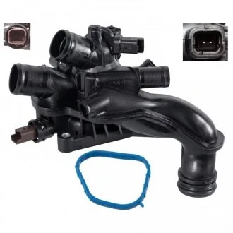 Термостат з корпусом, ущільненням та термовикл. Citroen/Peugeot FEBI 107987