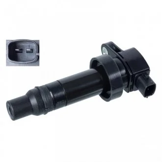 Котушка запалювання HYUNDAI ACCENT IV, CRETA, ELANTRA V, ELANTRA VI, ELANTRA VII, I20 I, I30, IX20, SOLARIS, VELOSTER, KIA CARENS III, CEED, CEED, CERATO I, CERATO II 1.4-1.6LPG 04.04- FEBI 108165