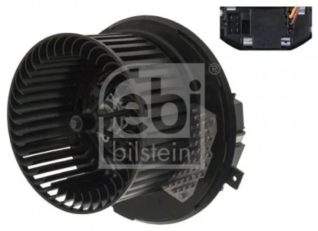 Вентилятор салону AUDI A3, Q3, TT SEAT ALHAMBRA, ALTEA, ALTEA XL, LEON, TOLEDO III SKODA OCTAVIA II, SUPERB II, YETI VW BEETLE, CADDY ALLTRACK IV, CADDY ALLTRACK IV/MINIVAN 1.0-3.6 02.03-12.22 FEBI 109421
