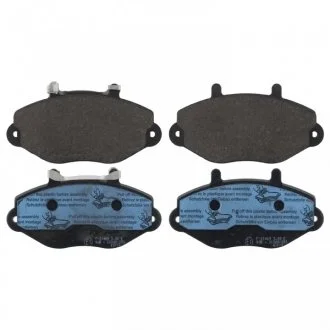 Набор тормозных накладок (сторона установки: передний мост) FEBI 116070