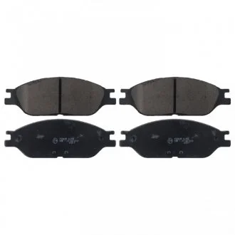 Набор тормозных накладок (сторона установки: передний мост) FEBI 116072