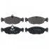 Набор тормозных накладок (сторона установки: задний мост) FEBI 116082 (фото 1)