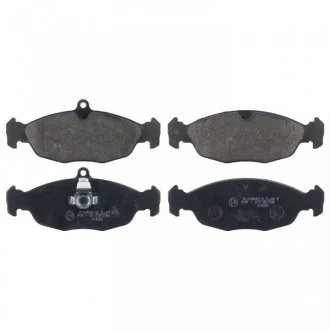 Набор тормозных накладок (сторона установки: задний мост) FEBI 116082