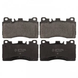 Набор тормозных накладок (сторона установки: задний мост) FEBI 116139