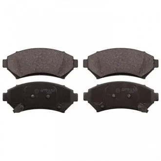 Набор тормозных накладок (сторона установки: передний мост) FEBI 116156