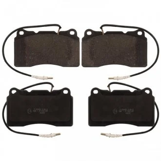 Набор тормозных накладок (сторона установки: передний мост) FEBI 116167