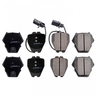 Набор тормозных накладок (сторона установки: передний мост) FEBI 116218