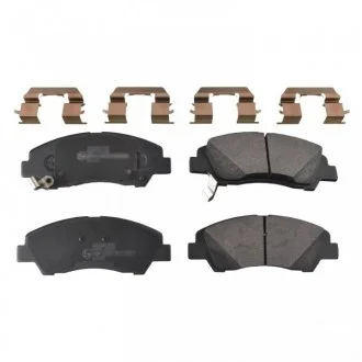 Комплект гальмівних колодок передн, HYUNDAI I10 II, I10 III 1.0/1.0LPG/1.2 08.13- FEBI 116276