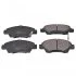Комплект гальмівних колодок передн, HONDA CITY V, CR-Z, INSIGHT, JAZZ III, JAZZ IV, JAZZ V 1.2-1.5H 07.08- FEBI 116281 (фото 1)
