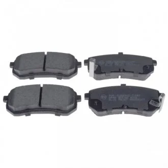 Комплект гальмівних колодок задн, HYUNDAI I10 I, I10 II, KIA PICANTO I, PICANTO II 1.0-1.2LPG 04.04-12.19 FEBI 116346