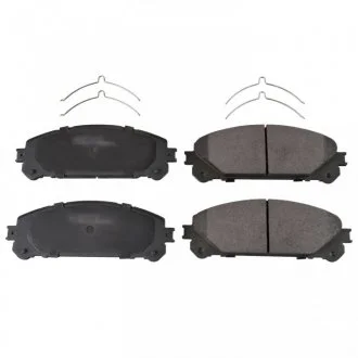 Комплект гальмівних колодок передн, LEXUS ES, NX, NX II, RX, TOYOTA CAMRY, HIGHLANDER, HIGHLANDER / KLUGER, PREVIA III, RAV 4 IV, RAV 4 V 2.0-3.5H 10.05- FEBI 116373