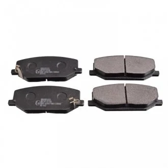 Комплект гальмівних колодок передн, SUZUKI JIMNY, SAMURAI 1.3/1.9D 11.98- FEBI 116419