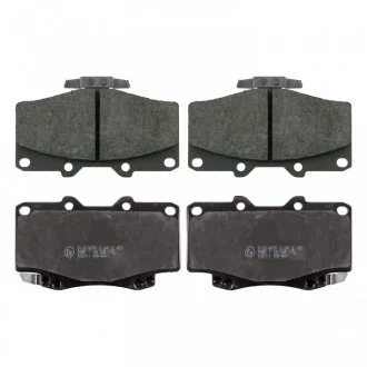 Тормозные колодки, дисковый тормоз (набор) FEBI 16537