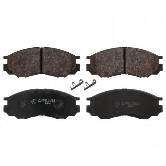 Тормозные колодки, дисковый тормоз (набор) FEBI 16645