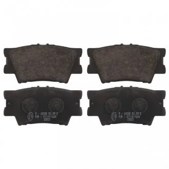 Фото гальмівні колодки, дискове гальмо (набір) FEBI 16651 Гальмівні колодки, дискове гальмо (набір) FEBI 16651