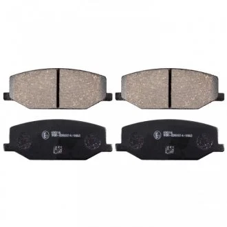 Тормозные колодки, дисковый тормоз (набор) FEBI 16655