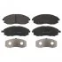 Тормозные колодки, дисковый тормоз (набор) FEBI 16680 (фото 1)