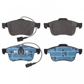 Тормозные колодки, дисковый тормоз (набор) FEBI 16847