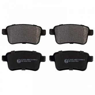 Набор тормозных накладок (сторона установки: задний мост) FEBI 16897