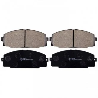 Комплект гальмівних колодок передн, TOYOTA DYNA, DYNA 100, GRANVIA, HIACE III, HIACE IV 2.0-3.0D 12.82- FEBI 170243