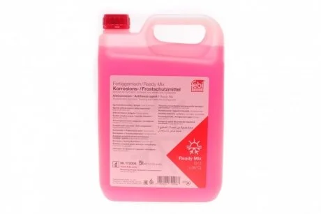 Фото антифриз червоний G12 (-35°C "Ready Mix) - "готовий до застосування 5L FEBI 172006 Антифриз червоний G12 (-35°C "Ready Mix) - "готовий до застосування 5L FEBI 172006