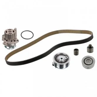 Комплект ГРМ (ремінь + ролик + водяний насос) VW GOLF VI 2.0D 10.08-05.13 FEBI 173075