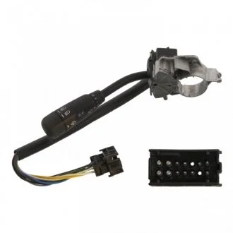 Включатель света, Переключатель стеклоочистителя, Мигающий указатель, Выключатель на колонке рулевого управления. FEBI 17512