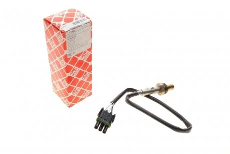 Лямбда-зонд (кількість дротів 3, 460мм) CHEVROLET BLAZER S10, CORVETTE, S10, RENAULT 11, 19 I, 19 I CHAMADE, 19 II, 19 II CHAMADE, 21, 25, CLIO I, LAGUNA I, MEGANE I 1.2-5.7 04.84-08.03 FEBI 175882