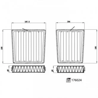 Фільтр салону FEBI 176024