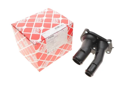 Корпус термостата FORD B-MAX, C-MAX, C-MAX II, ECOSPORT, FIESTA V, FIESTA VI, FOCUS C-MAX, FOCUS II, FOCUS III, FOCUS III/HATCHBACK, FUSION, KA+ III, MONDEO IV 1.2-1.6LPG 11.01- FEBI 176306