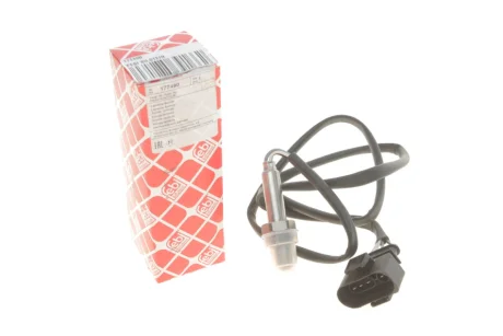 Лямбда-зонд (кількість дротів 4шт, довжина 1080мм) AUDI A3, A4 B5, A6 C5, CABRIOLET B3, SEAT ALHAMBRA, CORDOBA, CORDOBA VARIO, IBIZA II, TOLEDO I, TOYOTA COROLLA, VW GOLF III 2E-AWG 05.87-03.10 FEBI 177490