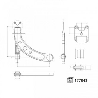 WAHACZ HYUNDAI P. ACCENT IV 1,4-1,6 10- PR FEBI 177843
