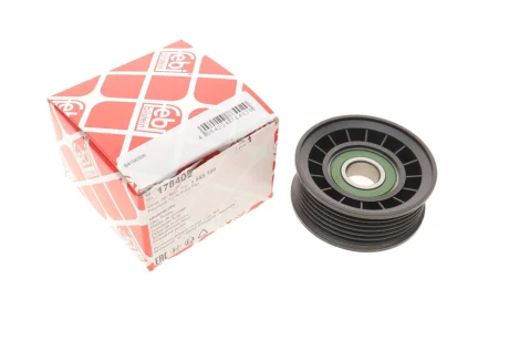 Ролик поліклинового ременя (пластик) VOLVO C30, FORD B-MAX, C-MAX, C-MAX II, FIESTA VI, FIESTA VII, FOCUS II, FOCUS III, FOCUS III/HATCHBACK, FOCUS III/KOMBI, FOCUS IV, GRAND C-MAX 1.0-2.3 07.04- FEBI 178402