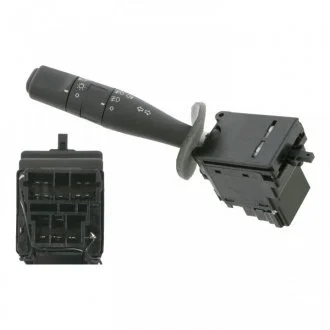 Мигающий указатель, Включатель света, Выключатель на колонке рулевого управления. FEBI 22771