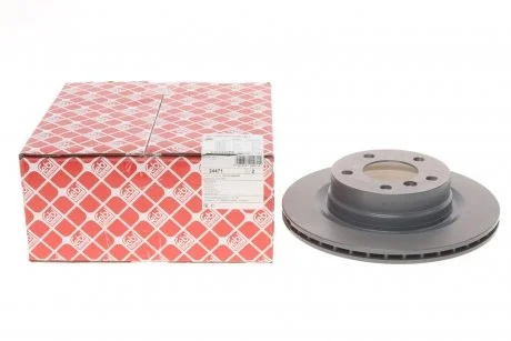 Фото гальмівний диск задн. E81,90,F30 03- FEBI 24471 Гальмівний диск задн. E81,90,F30 03- FEBI 24471