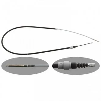 Трос ручного гальма задн. лів./прав.Polo FEBI 27154