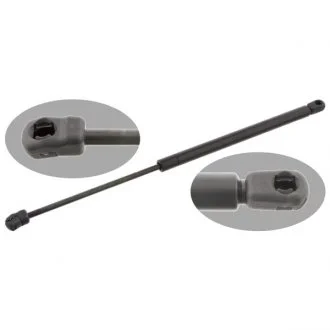 Газова пружина кришки багажника Лів/Прав макс довжина: 492мм, хід штока:184мм (з мийкою заднього скла) SKODA OCTAVIA I, OCTAVIA II LIFTBACK 09.96-06.13 FEBI 27713