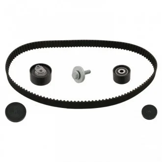 К-т ременя ГРМ RENAULT Trafic 2,0 01-, Laguna (ремінь+2ролика+2заглушки) FEBI 28602