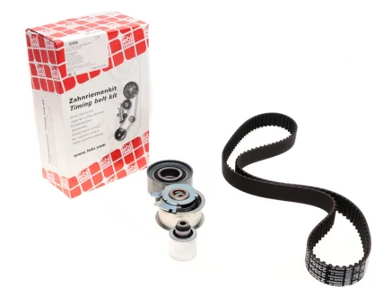 Комплект ГРМ (ремінь + ролик) AUDI A3, SEAT ALTEA, ALTEA XL, LEON, TOLEDO III, SKODA OCTAVIA II, SUPERB II, VW GOLF PLUS V, GOLF V, JETTA III, PASSAT B6, TOURAN 2.0D 02.03-07.15 FEBI 30580