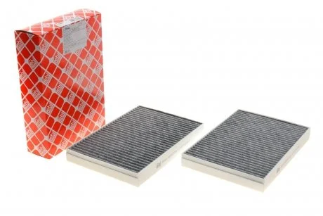 Фільтр повітр.салонний к-т 2шт! (вугілля) W221 05- FEBI 30642