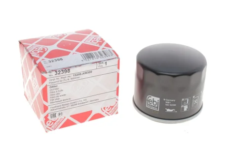 Фільтр масляний H=63mm Logan,Kangoo,Movano,Vivaro,Duster,QASHQAI FEBI 32398