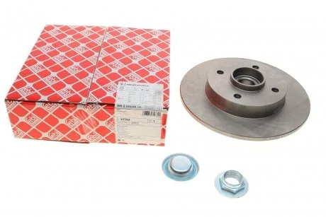 Фото диск гальмівний задн (c підш, з кільцем ABS) Citroen C3,C4 Peugeot 207,307 (249*9*30) FEBI 32782 Диск гальмівний задн (c підш, з кільцем ABS) Citroen C3,C4 Peugeot 207,307 (249*9*30) FEBI 32782