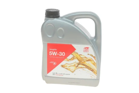 Масло 5W30 4 л longlife (A3/B4/dexos2/MB229.51/229.52/VW502.00/505.00/01) FEBI 32942