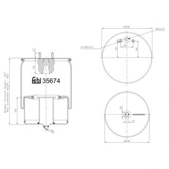 Пневмоподушка FEBI 35674