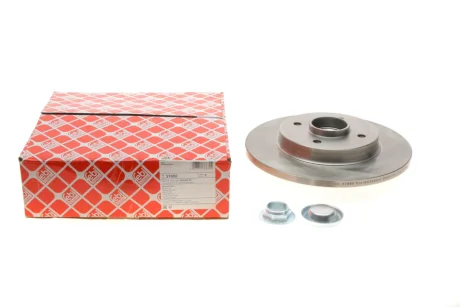 Диск гальмівний задн. з підш. з кільцем ABS Berlingo 08- FEBI 37680