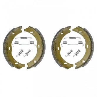 Тормозная колодка в комплекте для стояночного тормоза, с крепёжным материалом FEBI 38532