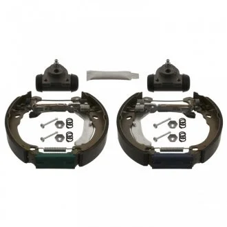 Тормозная колодка в комплекте с дополнительными материалами (сторона установки: задний мост) FEBI 38746