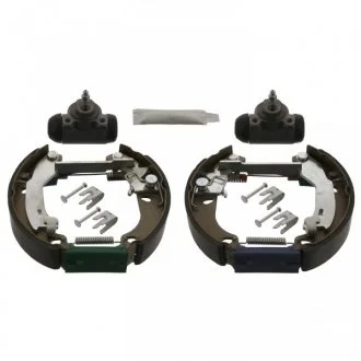 Комплект барабанного гальма (колодки, циліндр, пружинки) FIAT PANDA, PANDA/HATCHBACK 1.1-1.4CNG 09.03- FEBI 38748